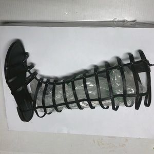 JIO & JA Gladiators Black Sandals